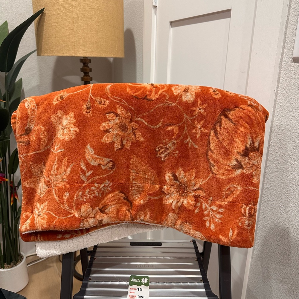 Comfortable cozy autumn blanket